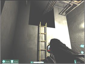 By the dead scientist's body there's a new weapon (exchange a rocket launcher into it) - the Type-7 Particle Weapon - [Interval 06-B] Unauthorized Personnel - First Encounter Assault Recon - Game Guide and Walkthrough