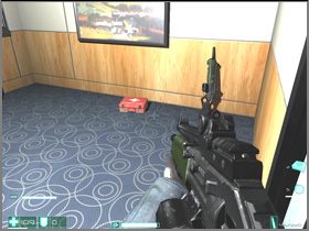 Keep going further until you see two enemies, both are armed with G2A2 Assault Rifles - [Interval 06-C] Afterimage - First Encounter Assault Recon - Game Guide and Walkthrough