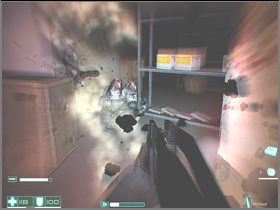 Open the wooden door, turn your torch on and pull the lever on the right to turn the power on - [Interval 06-C] Afterimage - First Encounter Assault Recon - Game Guide and Walkthrough