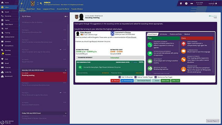 The Scouting network gives you many opportunities to search for players in a vast database of famous players - Football Manager 2019: Scouting - Football Manager 2019: Club management - Football Manager 2019 Guide and Tips