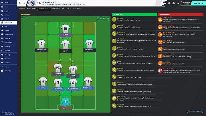 1 - Get acquainted with the team report | Football Manager 2020 - First Steps - Football Manager 2020 Guide