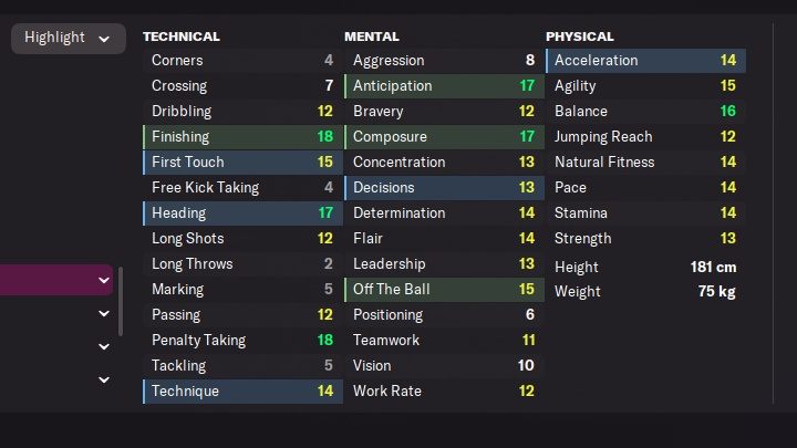 The attributes in Football Manager 2022 are divided into three main categories - Football Manager 2022: Player Attributes - Basics - Football Manager 2022 game guide
