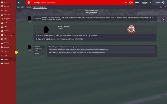 Lets avoid any faux-pas at the start! - First steps in a club - Starting the game - Football Manager 2015 - Game Guide and Walkthrough