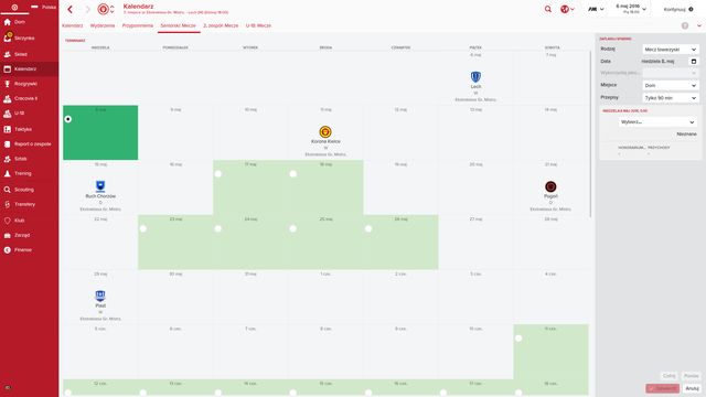 Your calendar displays all of the dates on which you can play friendly matches - for a reason, during tournaments, they are scanty - How to arrange friendly matches? - Questions and Answers - Football Manager 2016 - Game Guide and Walkthrough