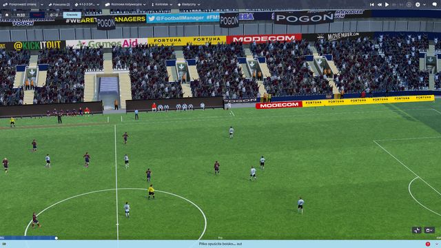 During the match, look for the created manager by the field sideline. - Manager creation - Starting the game - Football Manager 2016 - Game Guide and Walkthrough