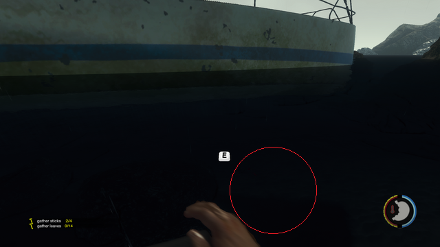 Climb up the moored boat and collect all the items on top of the deck - The Forest: Location of your camp - Places in The Forest - The Forest Game Guide