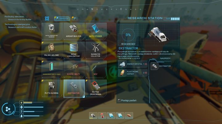 Before you create an Extractor, you first need to make a blueprint of it - Forever Skies: How to craft Extractor? - FAQ - Forever Skies Guide
