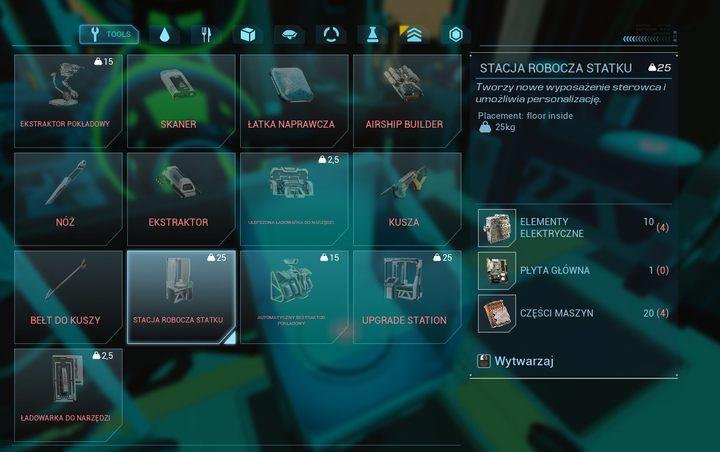 After discovering the blueprint, all you have to do is craft the real version using the Fabricator - Forever Skies: How to craft Ship Workstation? - FAQ - Forever Skies Guide