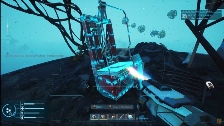 Once you land and encounter the abandoned station, scan it with your scanner to add it to the database, thanks to which you can discover it in the Research Station - Forever Skies: How to craft Ship Workstation? - FAQ - Forever Skies Guide