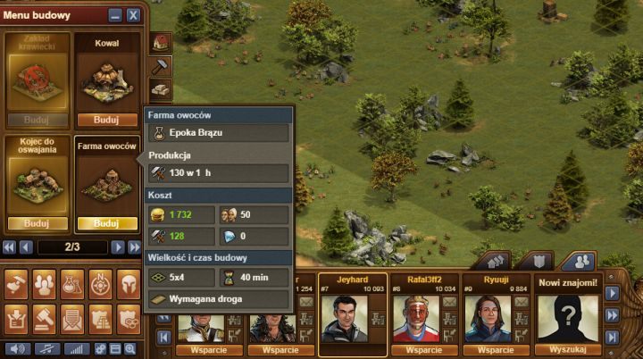 The place youve saved with Chalets can be used to construct the fruit farm. - How to quickly develop your city in Forge of Empires? - Tips & Hints - Forge of Empires Game Guide