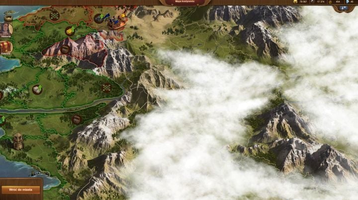 The world map has to be slowly uncovered. - World Map in Forge of Empires - Basics - Forge of Empires Game Guide