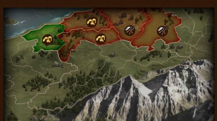 The map is divided into provinces and sectors. - World Map in Forge of Empires - Basics - Forge of Empires Game Guide