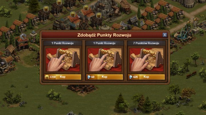 You can buy Growth Points for coins. - Research in Forge of Empires - Basics - Forge of Empires Game Guide