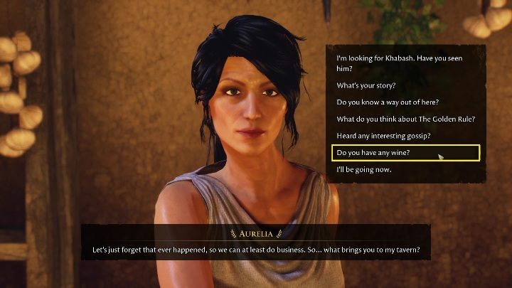 When you talk to her, you can get the Smooth Talker achievement - The Forgotten City: Quinctius - walkthrough - Part 4 - The Forgotten City Guide