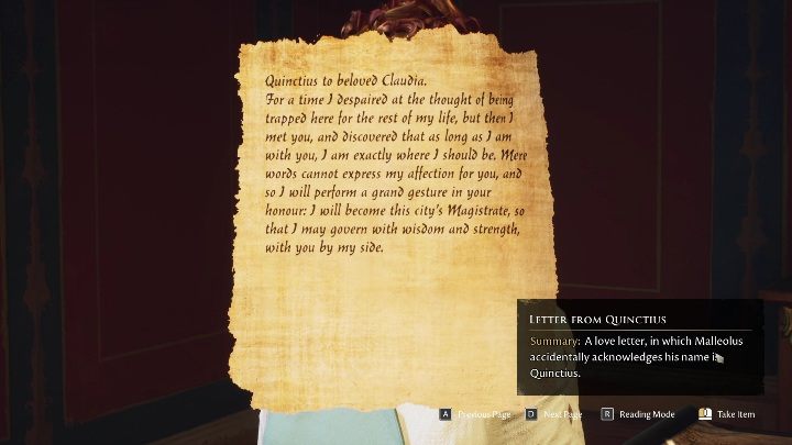 When you return to the villa, go to the crying woman - The Forgotten City: Quinctius - walkthrough - Part 4 - The Forgotten City Guide