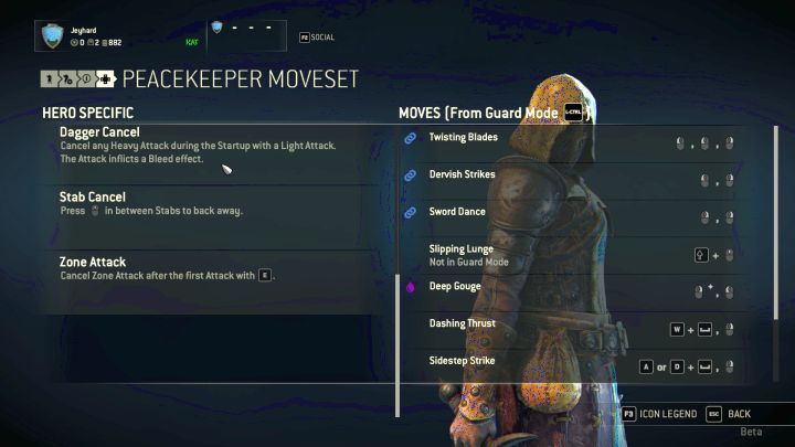 Learn all combinations by heart - they will come in handy - Hot to play Peacekeeper? - Knights - For Honor Game Guide