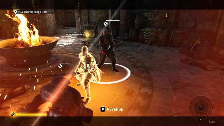 When your Revenge bar fills up, your character will start to glow gold. - Revenge Mode | Combat - Combat - For Honor Game Guide