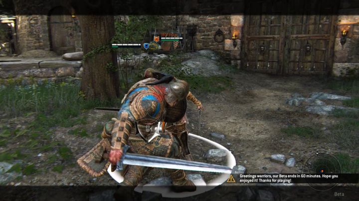 Warlord can easily push the opponent through a large part of the battlefield. - How to play Warlord? - Vikings - For Honor Game Guide