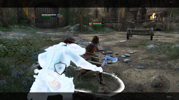 When the character starts glowing in a characteristic way, it means that further attacks will be unstoppable. - How to play Berserker? - Vikings - For Honor Game Guide