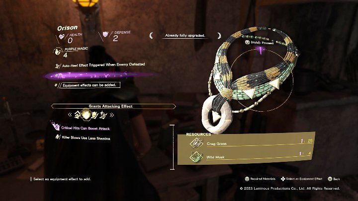 In Forspoken, crafting becomes available from Chapter 3 of the story - Forspoken: Character Development - Basics - Forspoken Guide