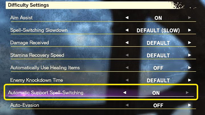 In the settings menu of Forspoken, there is an option to automatically switch support spells once the current one is spent - Forspoken: Beginners Guide - Basics - Forspoken Guide