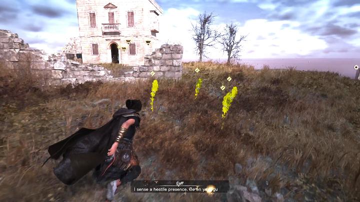 The cuff Frey wears on her forearm has scouting capabilities which are very useful when infiltrating - Forspoken: Beginners Guide - Basics - Forspoken Guide