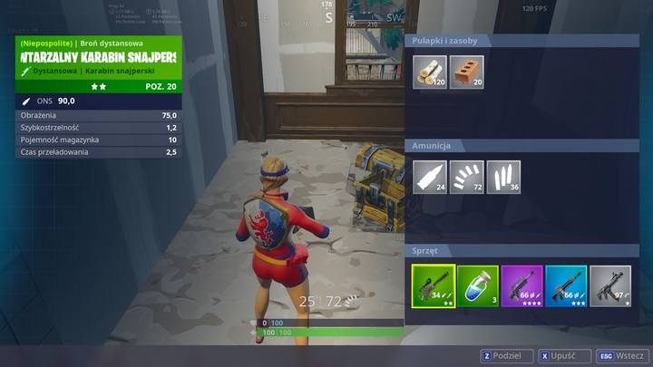 Sniper rifle deals exorbitantly high damage. - Assault rifles, sniper rifles and DMRs | Weapons and items - Weapons and items - Fortnite: Battle Royale Game Guide