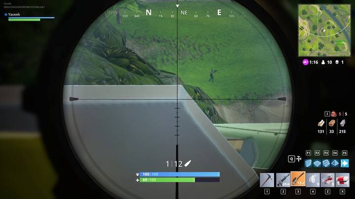 Watch out for the other snipers. - Firing System and shooting | How to win? - How to play and win? - Fortnite: Battle Royale Game Guide