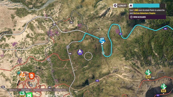 The barn itself is located near the La Gran Caldera volcano (upper-left corner of the map) - Forza Horizon 5: All Barn Finds - list - Guide - Forza Horizon 5 Guide