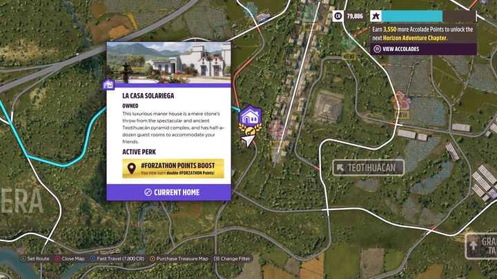 The property is on the west side of the airport, near Teotihuacan - Forza Horizon 5: All properties - list - Guide - Forza Horizon 5 Guide