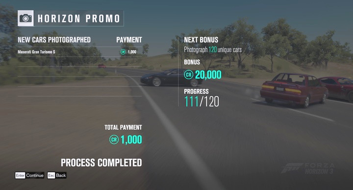 You like taking photos? Start making money! You dont have to save them to keep the reward. - Acquiring Fans / Credits / Experience Points - Gameplay basics - Forza Horizon 3 Game Guide