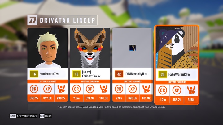 You can check your teammates from the Progress menu, but you cannot manage them - only replace with an additional driver. - Festivals and Lineup - Gameplay basics - Forza Horizon 3 Game Guide