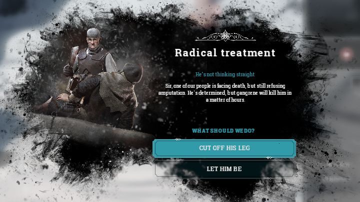 When the radical treatment law is active, you might receive alerts that will force you to decide the fate of a patient. - Dissatisfaction and hope | Basics - Basic tips - Frostpunk Game Guide