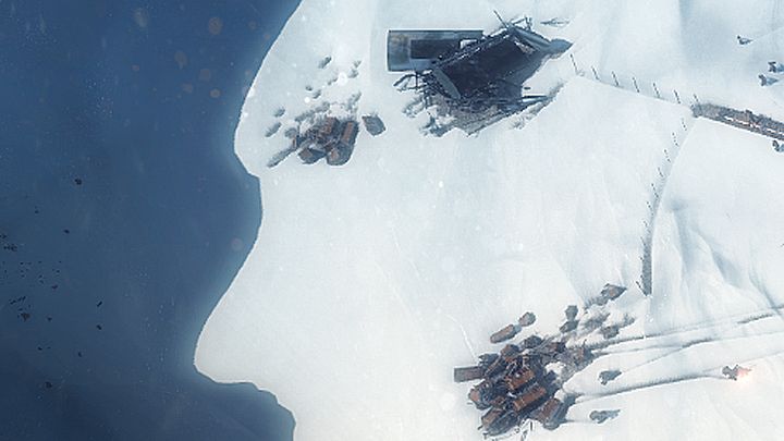The basic resource piles look like landfill. - Resources and food in Frostpunk | Basics - Basic tips - Frostpunk Game Guide