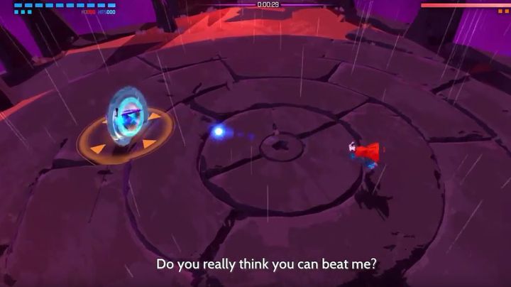 When you stun the enemy, the second part of the first phase will begin - How to defeat The Chain boss in Furi? - Walkthrough - Furi Game Guide