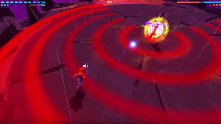 During this phase the enemy will perform the same attacks as before, but with a number of additions - How to defeat The Chain boss in Furi? - Walkthrough - Furi Game Guide