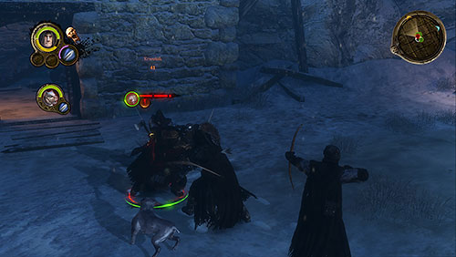 First battle in ruins takes place at the first stairs - For This Night and All Nights to Come [MQ] - Chapter 1 - Mors Westford - Game of Thrones - Game Guide and Walkthrough