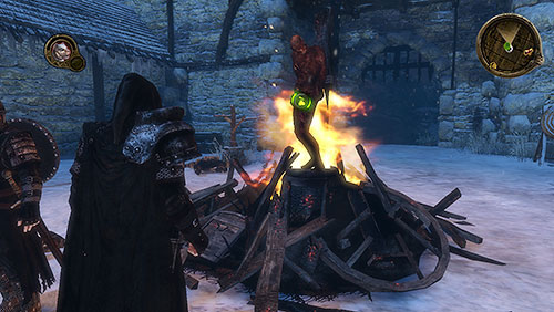 First scout from Cregans group fires on the pyre - Their Watch Is Ending [SQ] - Chapter 1 - Mors Westford - Game of Thrones - Game Guide and Walkthrough