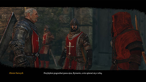 When you get under the gate of castle, the guard wont let you in - For All the Days Gone By [MQ] - Chapter 2 - Alester Sarwyck - Game of Thrones - Game Guide and Walkthrough