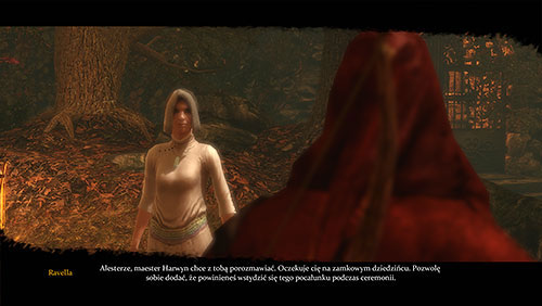 After the ceremony, youll be accosted by the nanny, upset about the show during the funeral - For All the Days Gone By [MQ] - Chapter 2 - Alester Sarwyck - Game of Thrones - Game Guide and Walkthrough