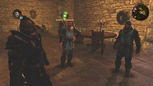 On the ground floor youll find the messenger, Godric - Between a Hunter and His Prey [MQ] - Chapter 3 - Mors Westford - Game of Thrones - Game Guide and Walkthrough