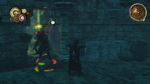 You end up in the wine cellar, from which you notice another opponents - The Lions Will [MQ] - p. 2 - Chapter 4 - Alester Sarwyck - Game of Thrones - Game Guide and Walkthrough