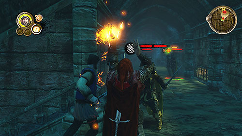 In the upper cellar youll have a bigger encounter with the guards - The Lions Will [MQ] - p. 2 - Chapter 4 - Alester Sarwyck - Game of Thrones - Game Guide and Walkthrough