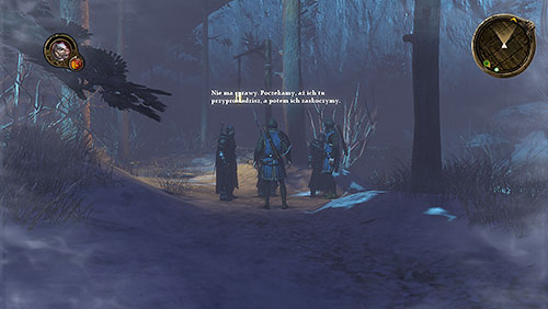 On the other side you listen to the conversation between few Crows and false Godrics men - Beauty and the Beast [MQ] - Chapter 5 - Mors Westford - Game of Thrones - Game Guide and Walkthrough