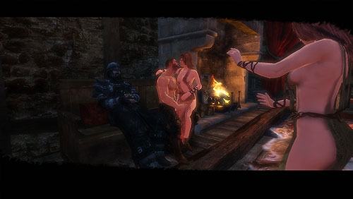 Go on the lower level of brothel and enter the room where traitors of Night Watch have fun with girls - Stray Dog [MQ] - p. 1 - Chapter 7 - Mors Westford - Game of Thrones - Game Guide and Walkthrough