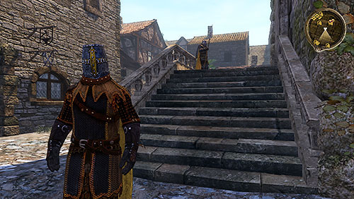 After completing all watchmans clothes put them on and go to the city watch tower - A New Hope [MQ] - p. 1 - Chapter 8 - Alester Sarwyck - Game of Thrones - Game Guide and Walkthrough