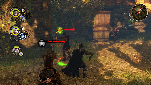 You should concentrate on thugs, who will try to destroy door - Promise [MQ] - Chapter 9 - Mors Westford - Game of Thrones - Game Guide and Walkthrough