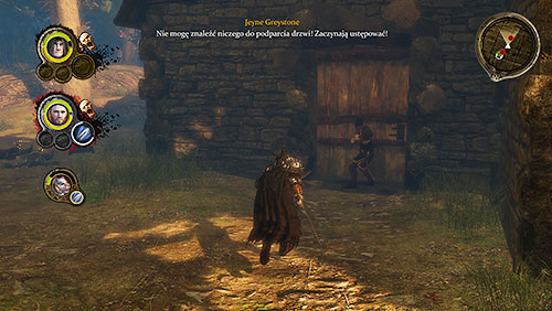 When you make a full circle around the house, another group will assault the front door - Promise [MQ] - Chapter 9 - Mors Westford - Game of Thrones - Game Guide and Walkthrough