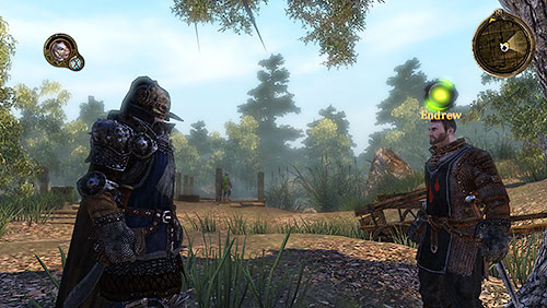 Then talk to Andrew - Promise [MQ] - Chapter 9 - Mors Westford - Game of Thrones - Game Guide and Walkthrough