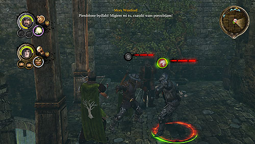 First group stands by the platform nearby docks - Safer Streets [SQ] - Chapter 11 - Mors i Alester - Game of Thrones - Game Guide and Walkthrough